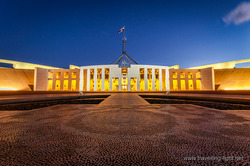 Australian Parliament House, Canberra at Twilight