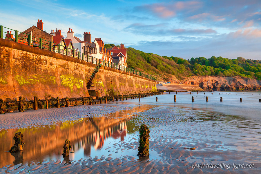 Sandsend Beach, Whitby, at Sunrise