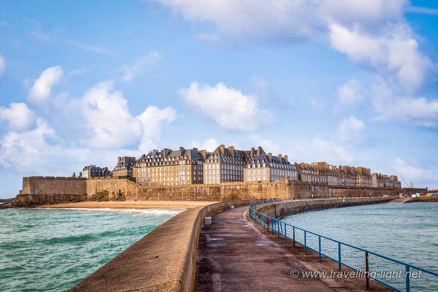 Saint Malo from the Breakwater