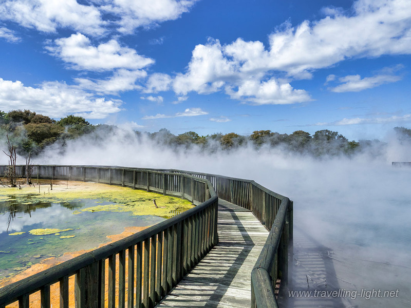 Walkway in Kuirau Park, Rotorua