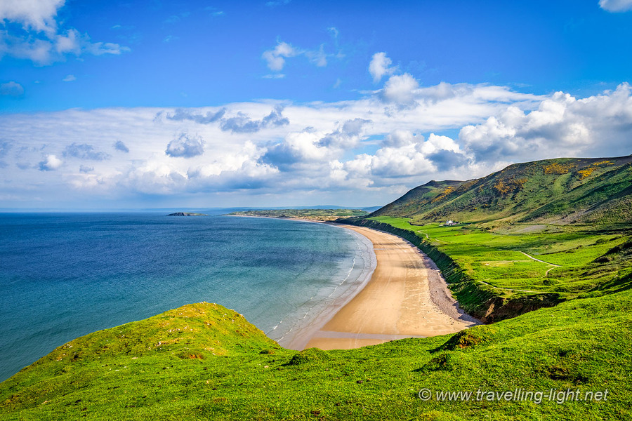 Rhossili Beach, Gower Peninsula, Swansea