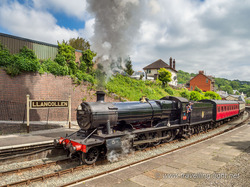 Steam at Llangollen Staion, Denbeighshire